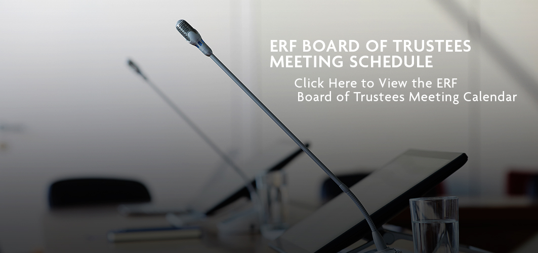 ERF Board of Trustees Meeting Schedule